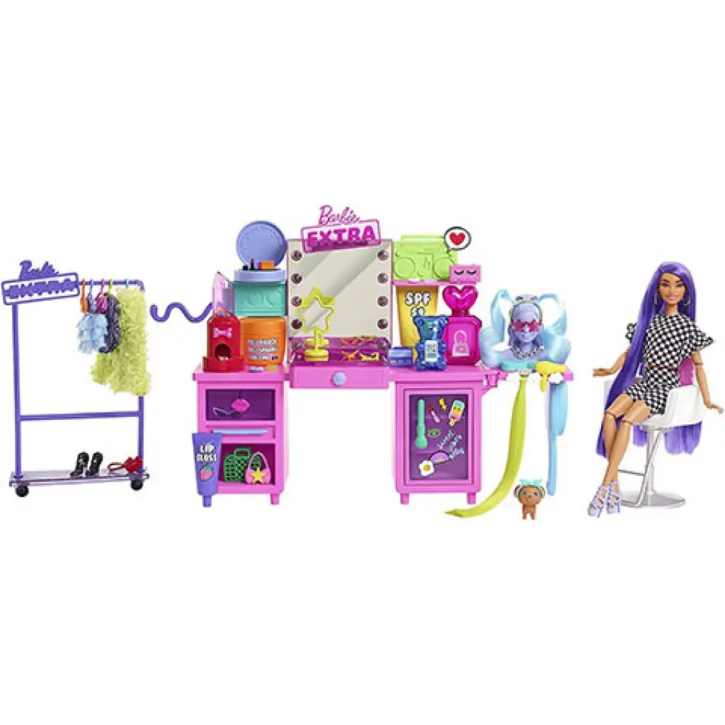 Барби: Екстравагантна тоалетна стая с кукла - Mattel изображение 3