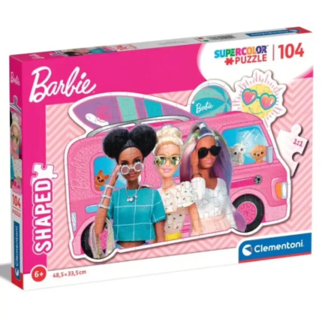 Барби каравана Supercolor 104 части пъзел - Clementoni изображение 1