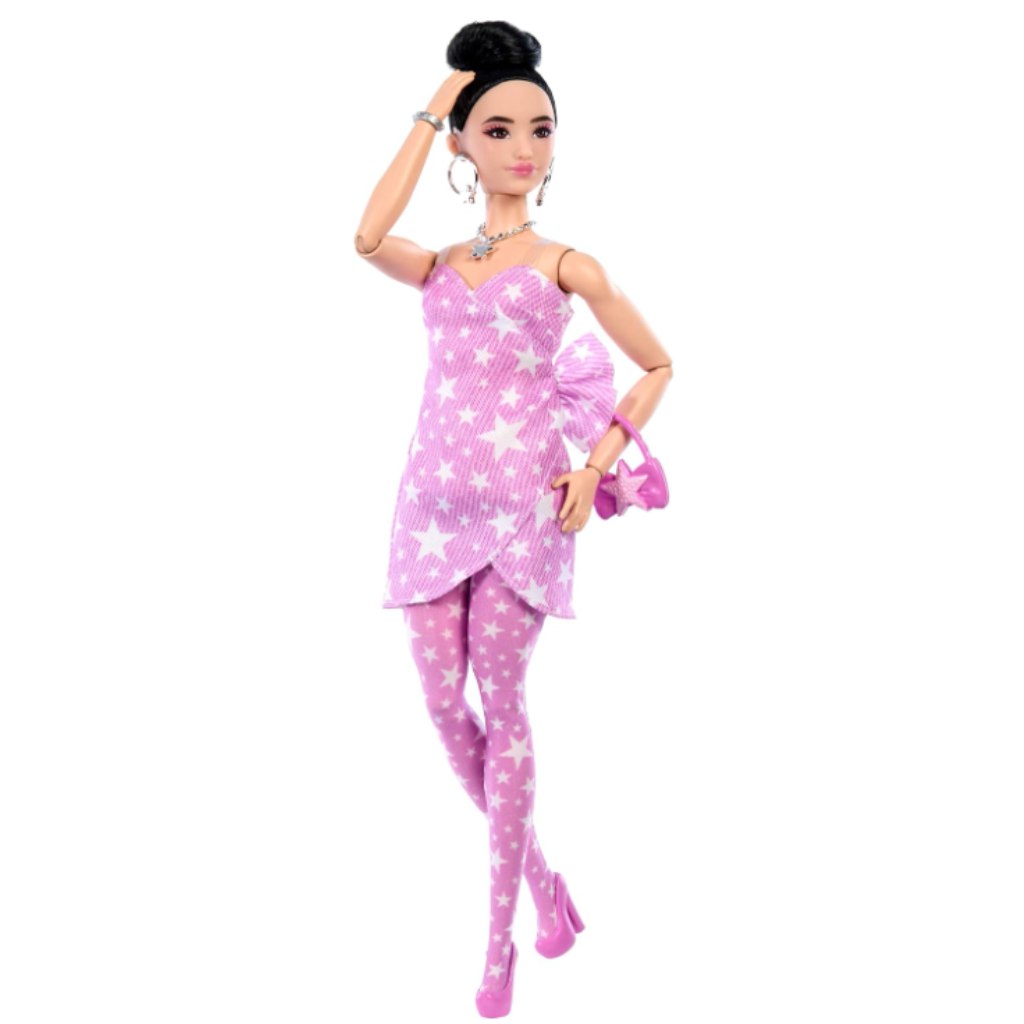 Барби: Модерни приятелки кукла в комплект с рокля с звезди - Mattel изображение 2