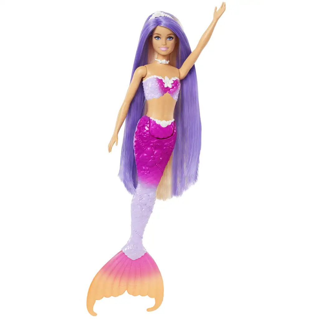Барби: Променяща цвета русалка с аксесоари - Mattel изображение 4
