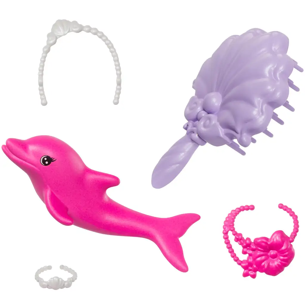 Барби: Променяща цвета русалка с аксесоари - Mattel изображение 6