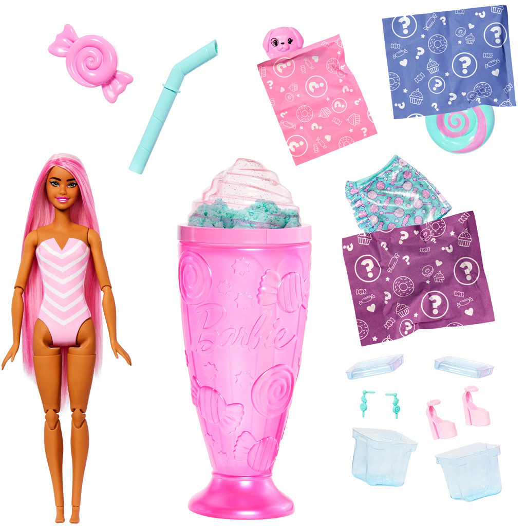 Барби: Слайм разкритие ароматен шейкър - Розов - Mattel изображение 2