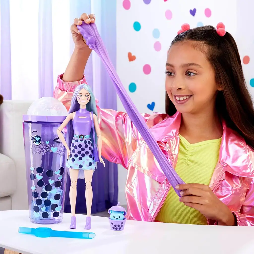 Барби: Слайм Разкритие Буби парти Лила кукла - Mattel изображение 2