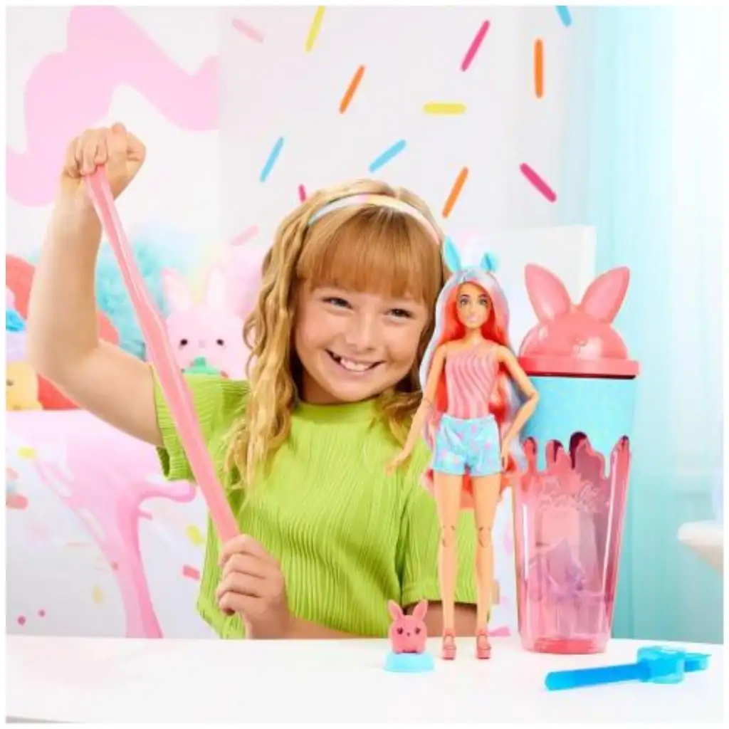 Барби: Слайм Разкритие Животинско Парти - Котешки комплект за игра – Mattel изображение 2