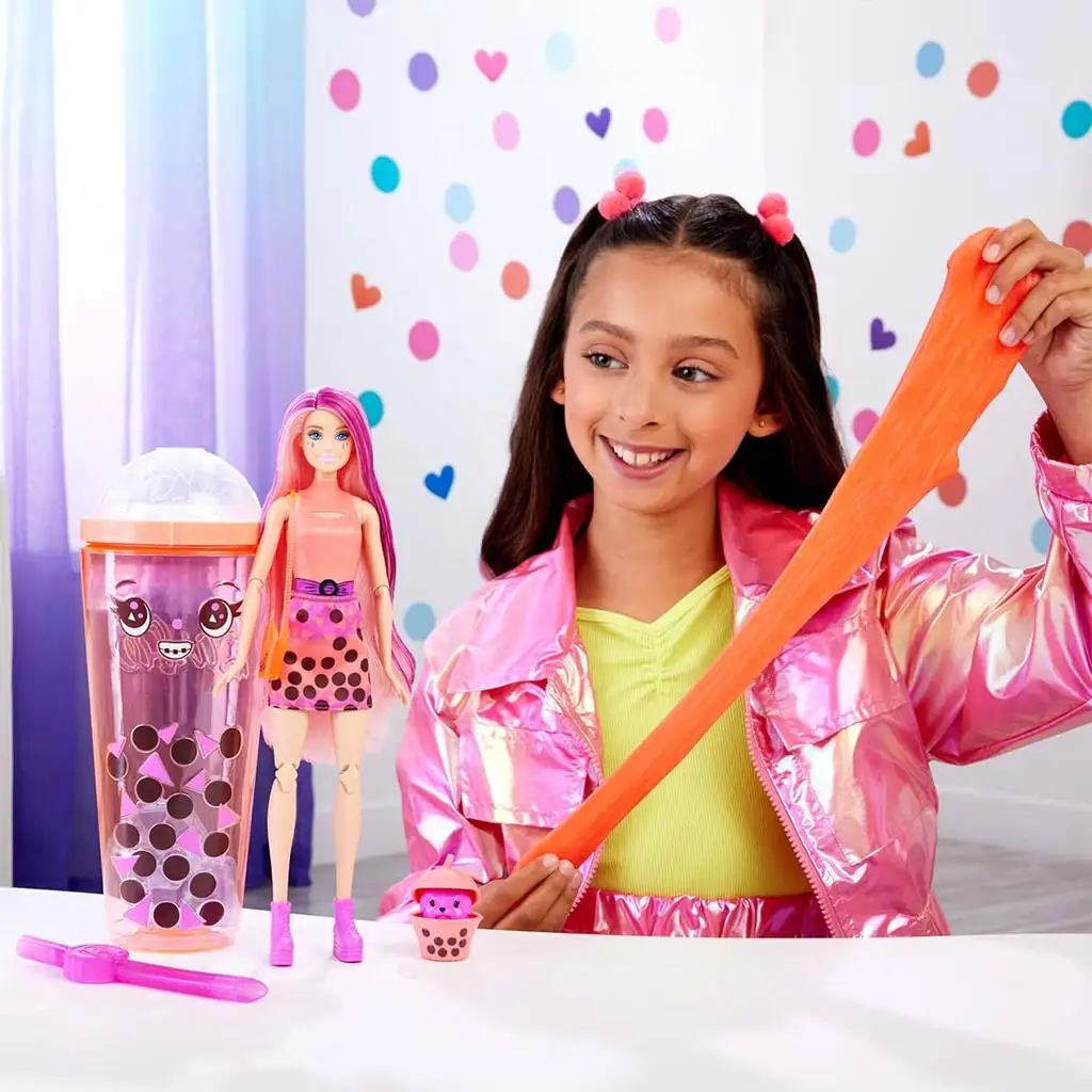 Барби: Слайм Ривел Буби парти Оранжева кукла - Mattel изображение 2