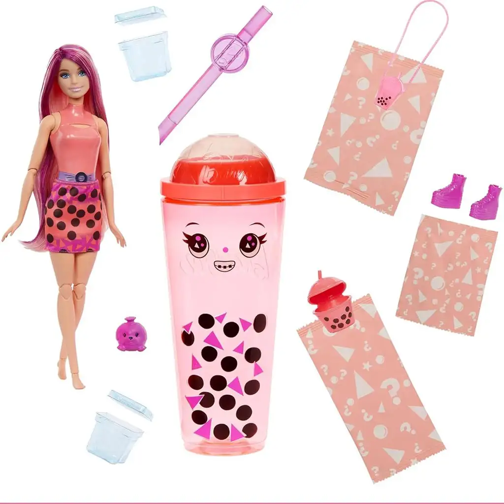 Барби: Слайм Ривел Буби парти Оранжева кукла - Mattel изображение 3