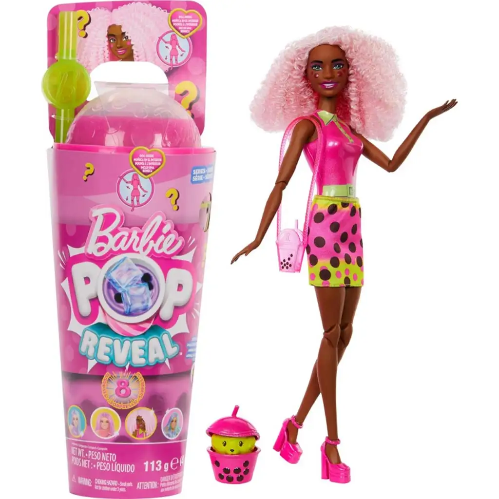 Барби: Slime Reveal Буби парти Розова кукла - Mattel изображение 1