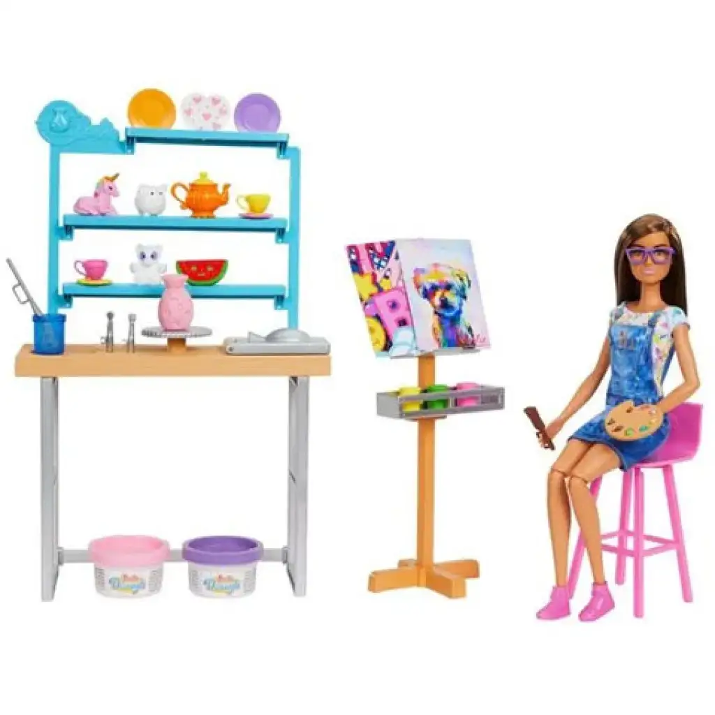 Барби: Студио за релаксация с кукла - Mattel изображение 3