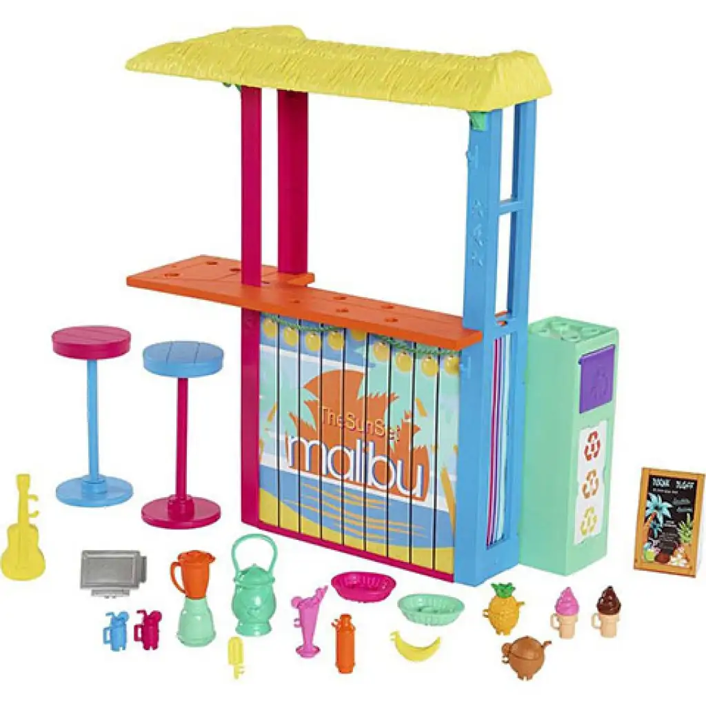 Барби: Заедно за Земята Плажен Бистро Играчка Комплект - Mattel изображение 2