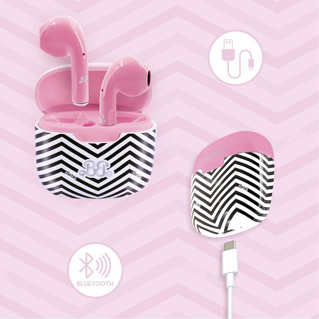Barbie Безжични Bluetooth розови слушалки - Lisciani изображение 3