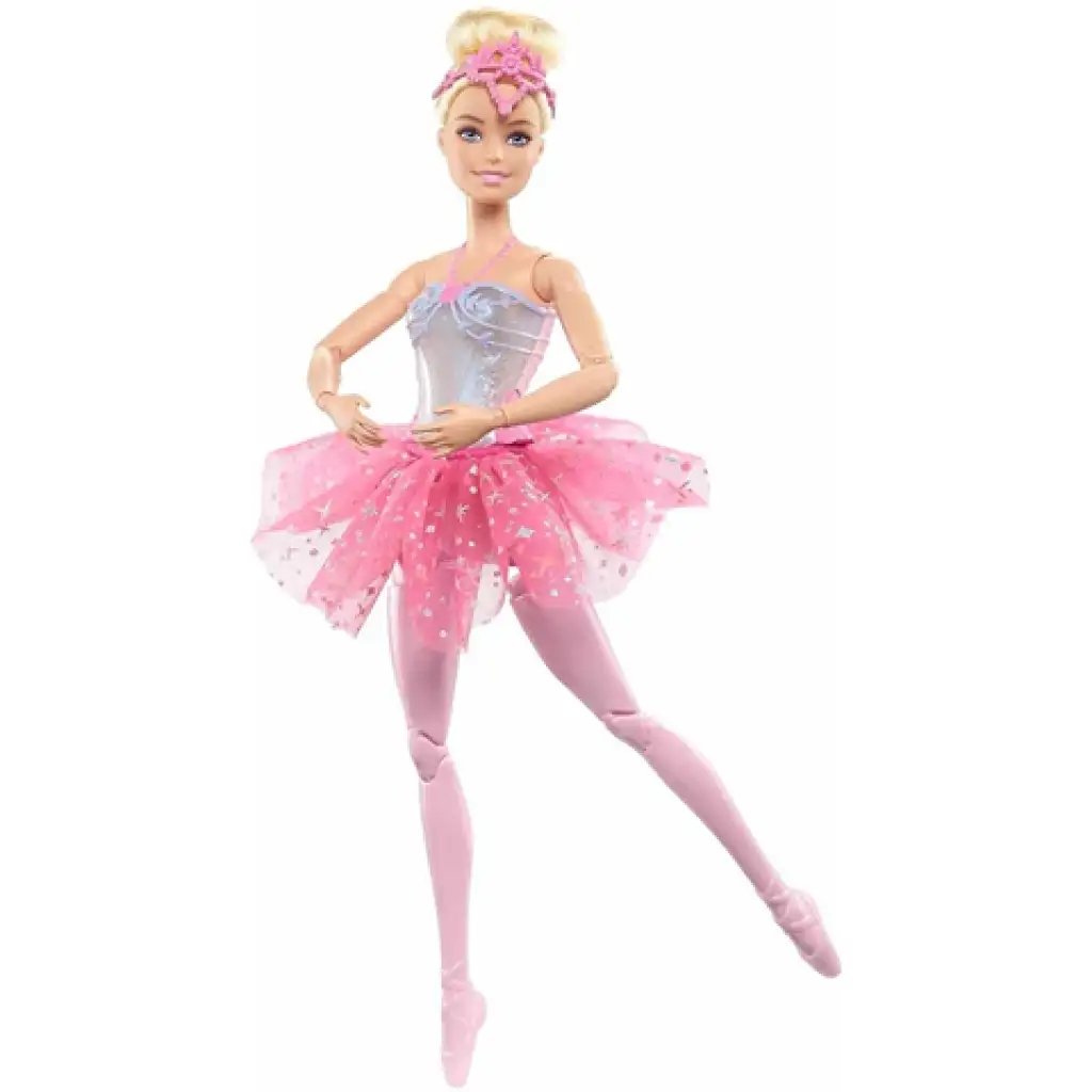 Barbie®: Блестяща дъговая балерина с руса коса и светлина - Mattel изображение 2