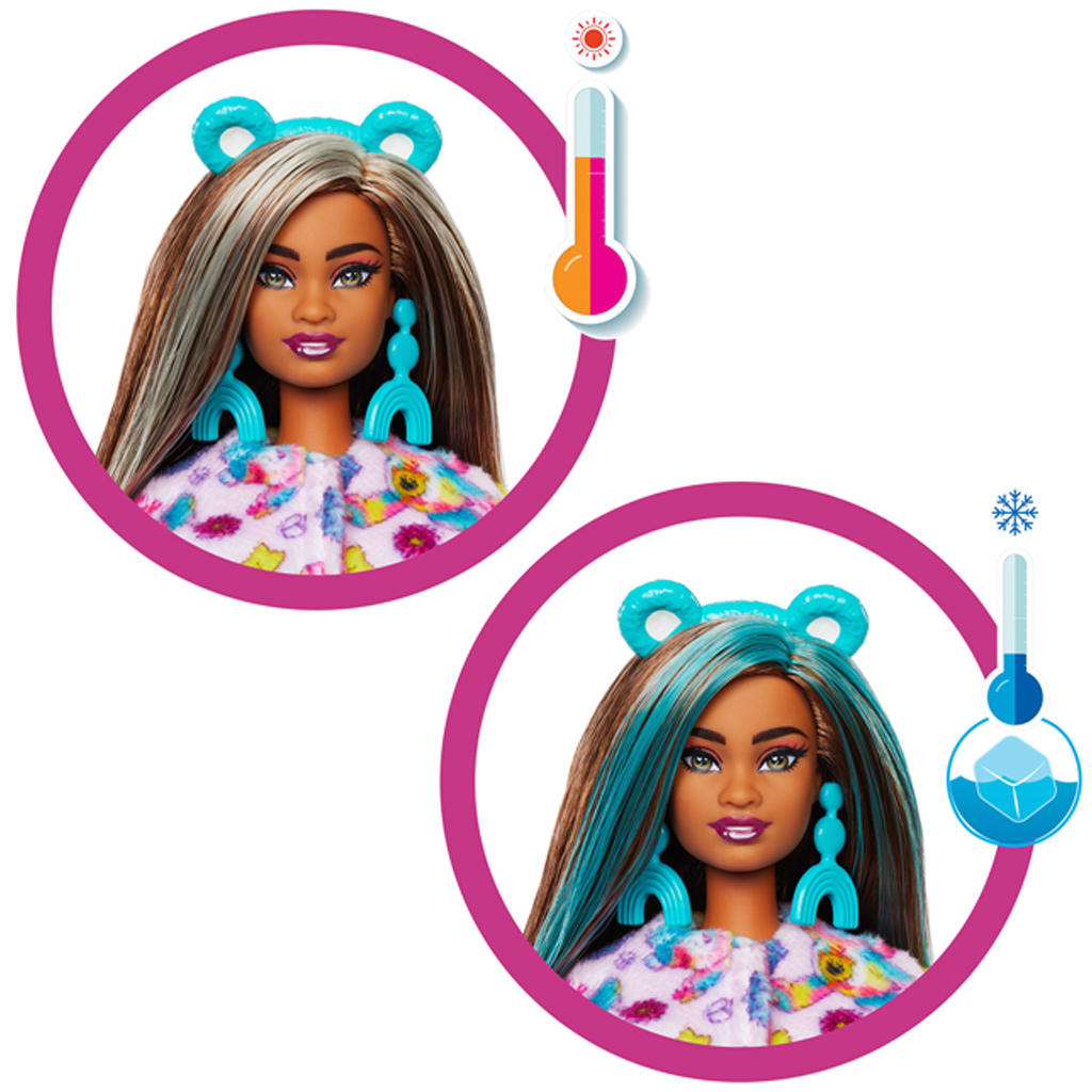 Barbie: Cutie Reveal изненада кукла Грижовни мечета 2. серия - Good Vibes мечка - Mattel изображение 3
