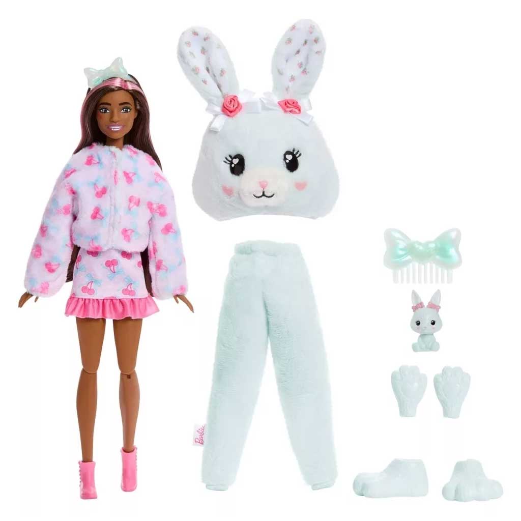 Barbie: Cutie Reveal изненада кукла - Заек - Mattel изображение 3