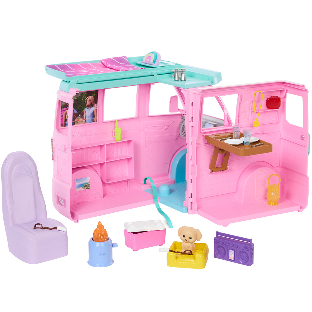 Barbie Dream Land Road Trip каравана с 20 аксесоара – Mattel изображение 3
