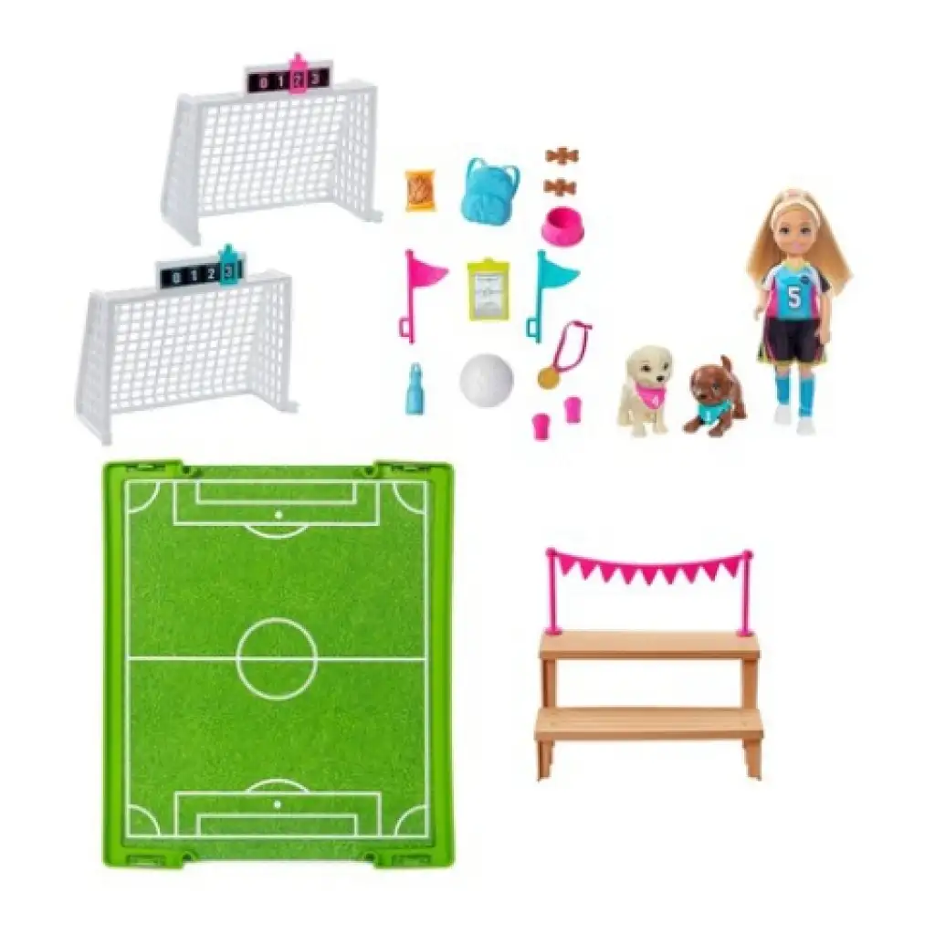 Barbie Dreamhouse Adventures: Chelsea футболен комплект - Mattel изображение 3