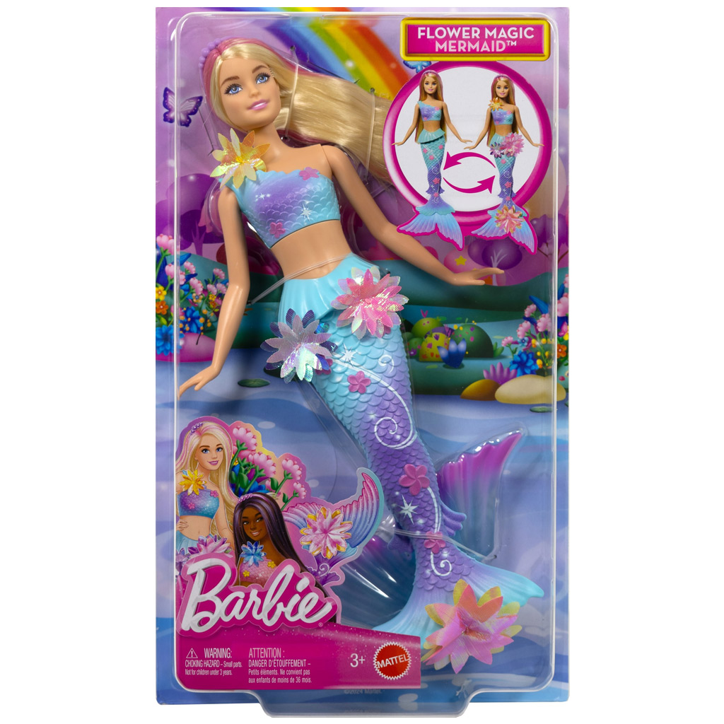 Barbie Dreamtopia: Цветен магически русалка кукла - Mattel изображение 1