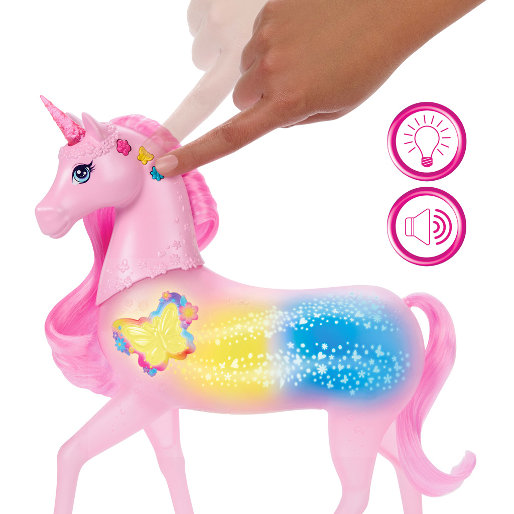 Barbie Dreamtopia: Пеперудена магия еднорог - Mattel изображение 3