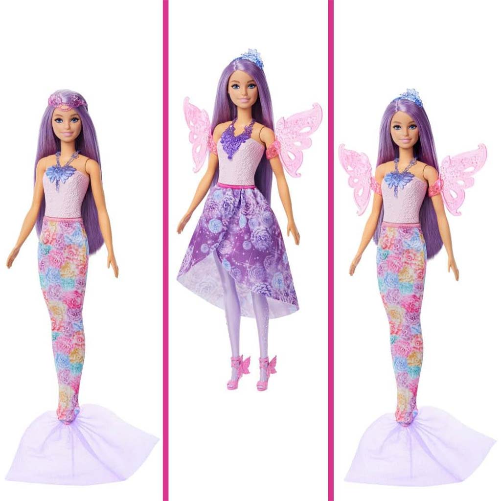 Barbie Dreamtopia Превръщаща се принцеса - Mattel изображение 3