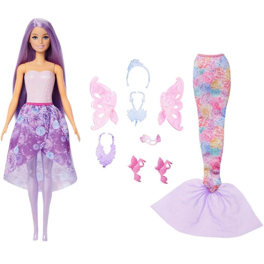 Barbie Dreamtopia Превръщаща се принцеса - Mattel изображение 4