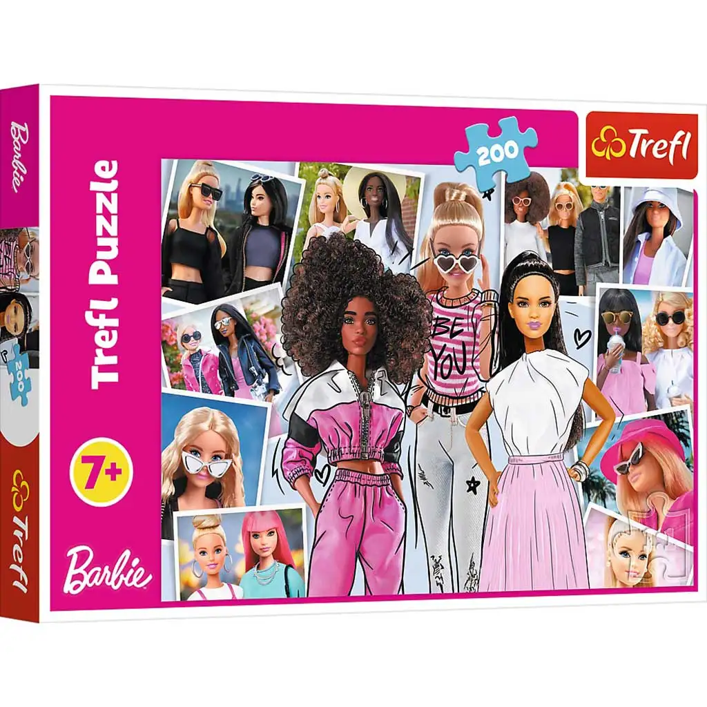 Barbie: Филмът - Barbie в света на Mattel 200 части пъзел - Trefl изображение 1