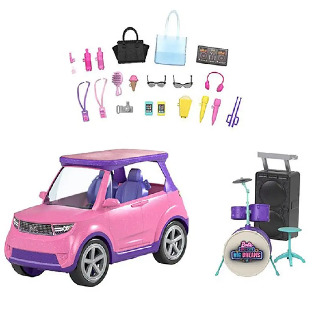 Barbie: Голям град, Големи мечти Автомобилна играчка - Mattel изображение 2
