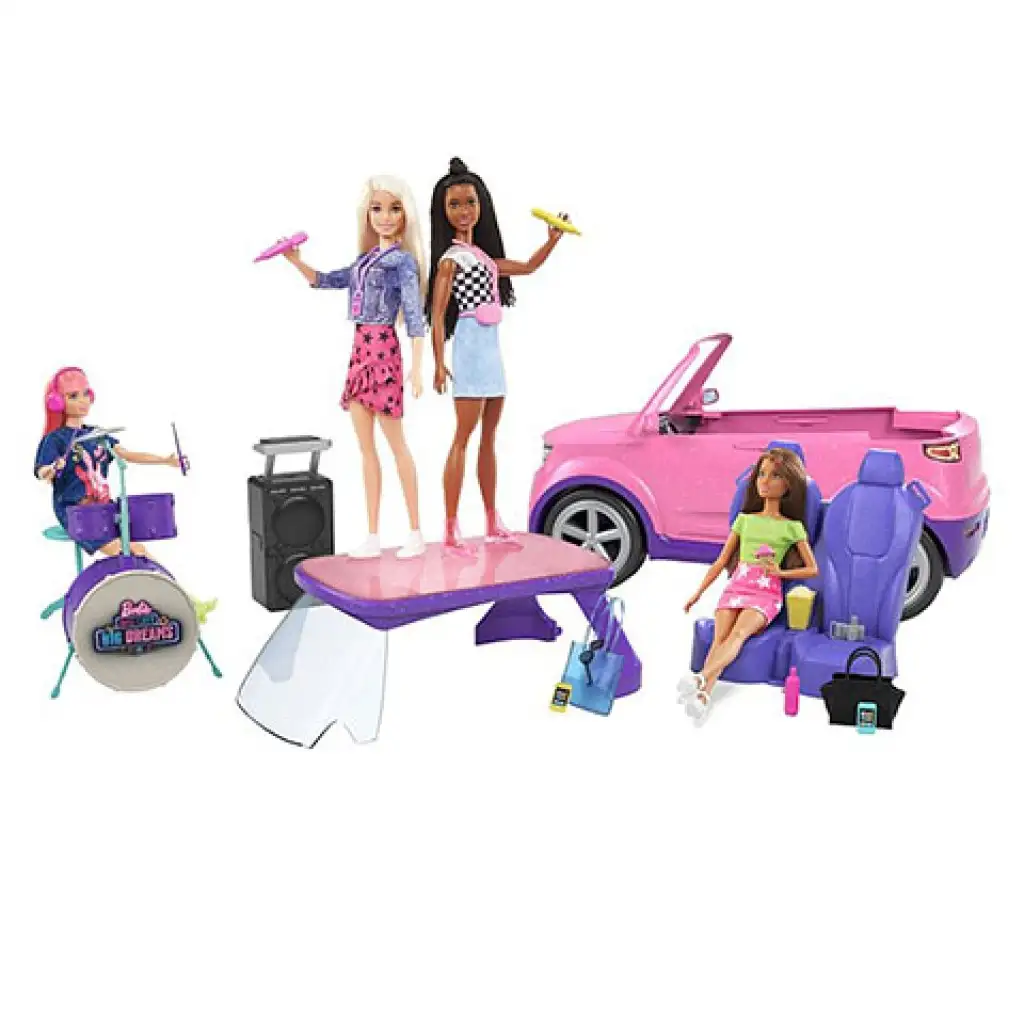 Barbie: Голям град, Големи мечти Автомобилна играчка - Mattel изображение 3