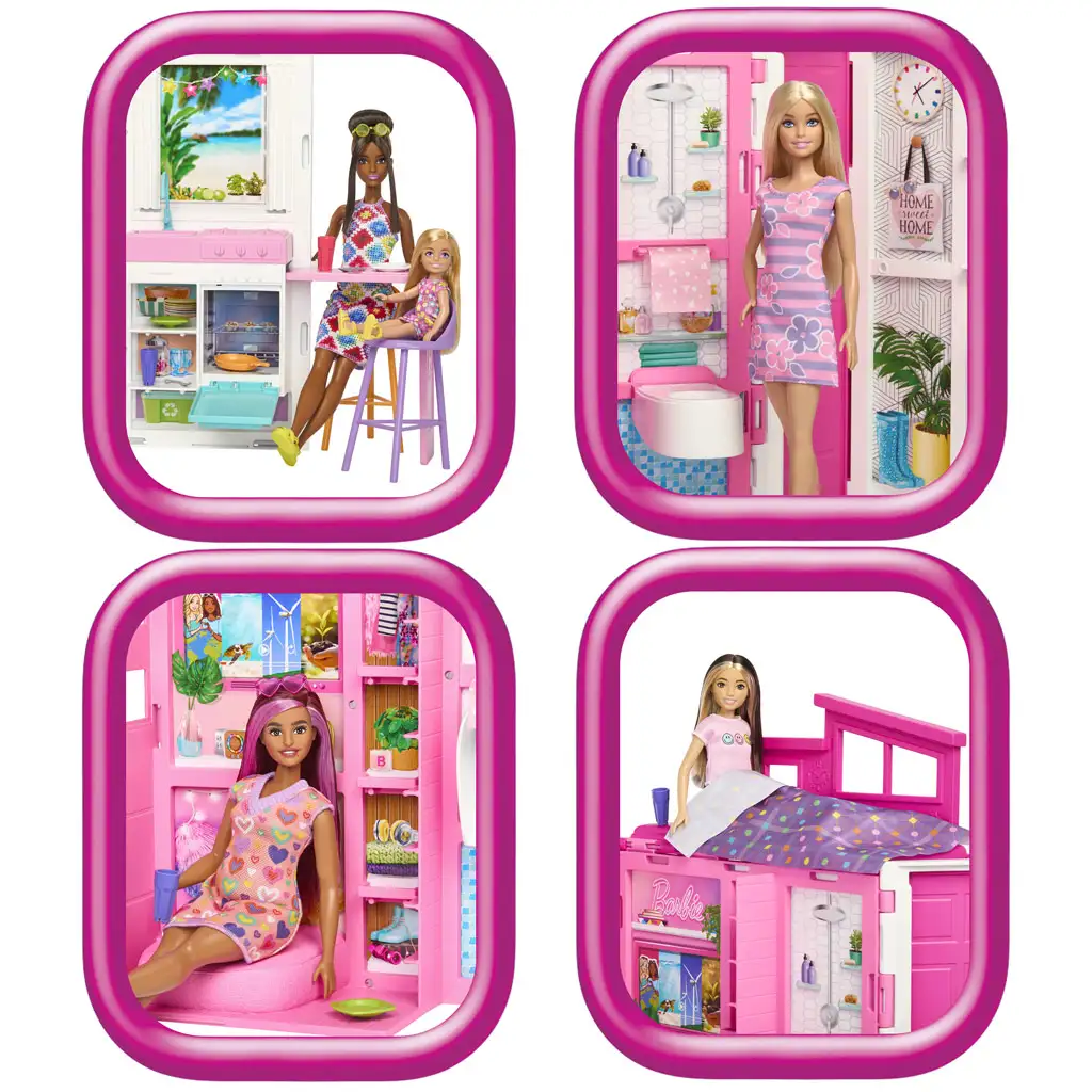 Barbie: Къща на мечтите заедно за Земята с аксесоари - Mattel изображение 7