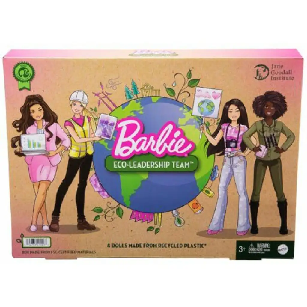 Barbie: Комплект кариерни кукли заедно за Земята 4бр. - Mattel изображение 1