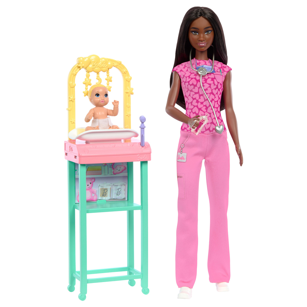 Barbie кукла лекар с кафяви коси - Mattel изображение 2