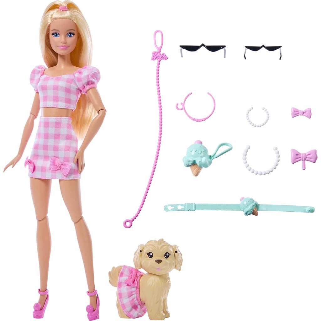Barbie: Любимият моден дует комплект за игра в розов цвят - Mattel изображение 4