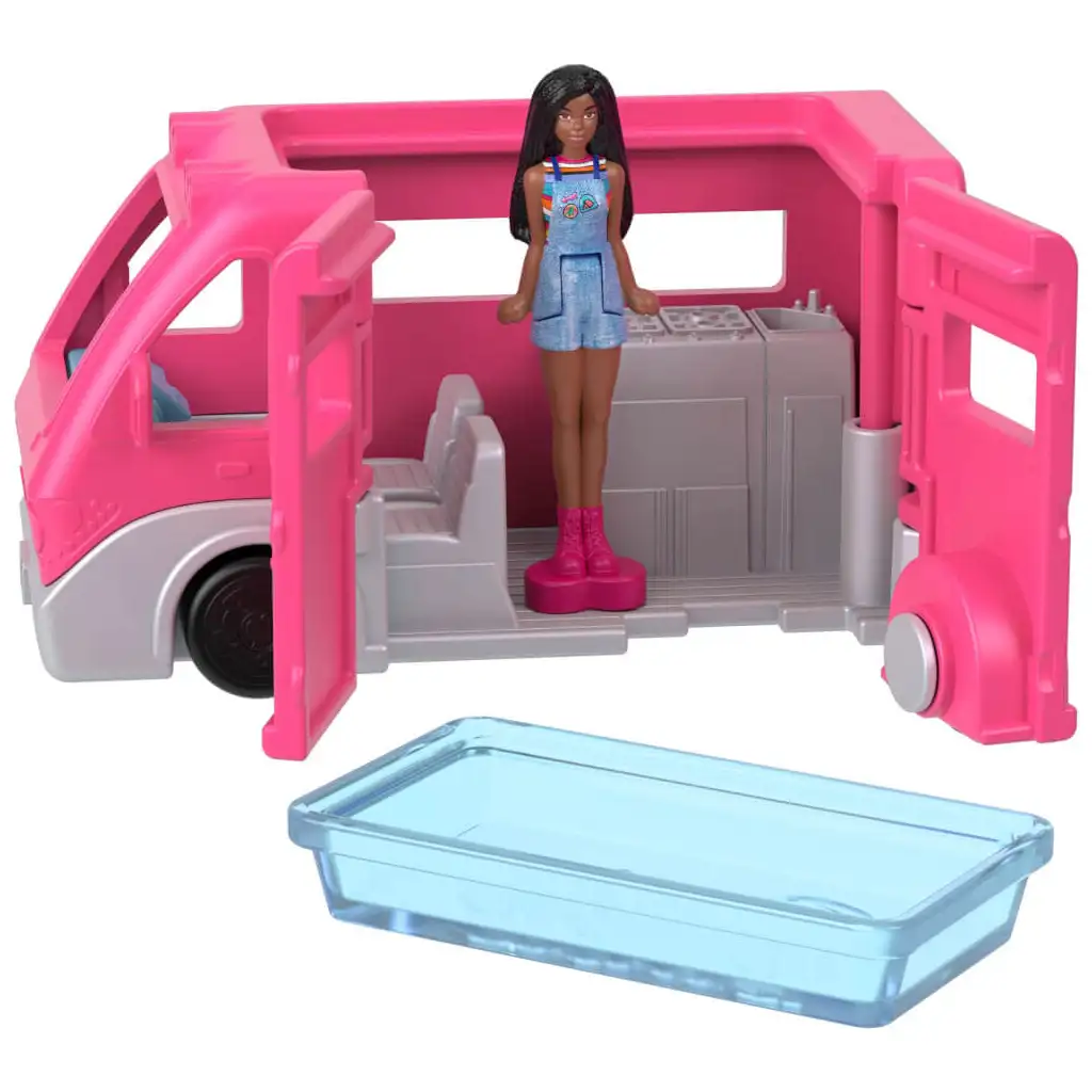 Barbie: Мини BarbieLand превозни средства - Мечтателен караван комплект - Mattel изображение 2