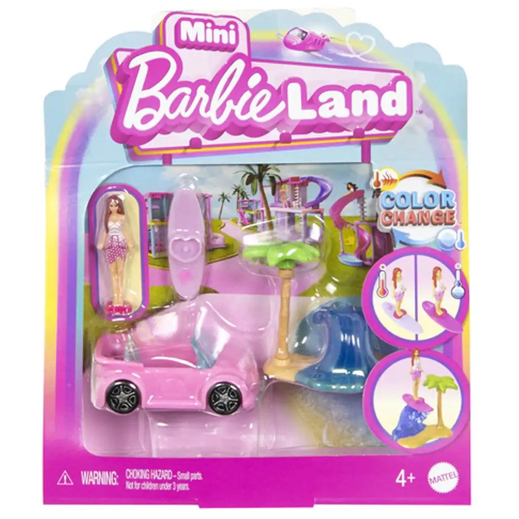 Barbie: Мини BarbieLand превозно средство - Кабриолет -Mattel изображение 1