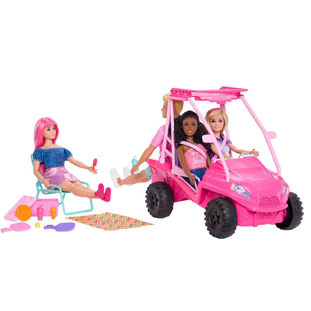 Barbie Mysteries: Beach Detectives плажен автомобил - Mattel изображение 2