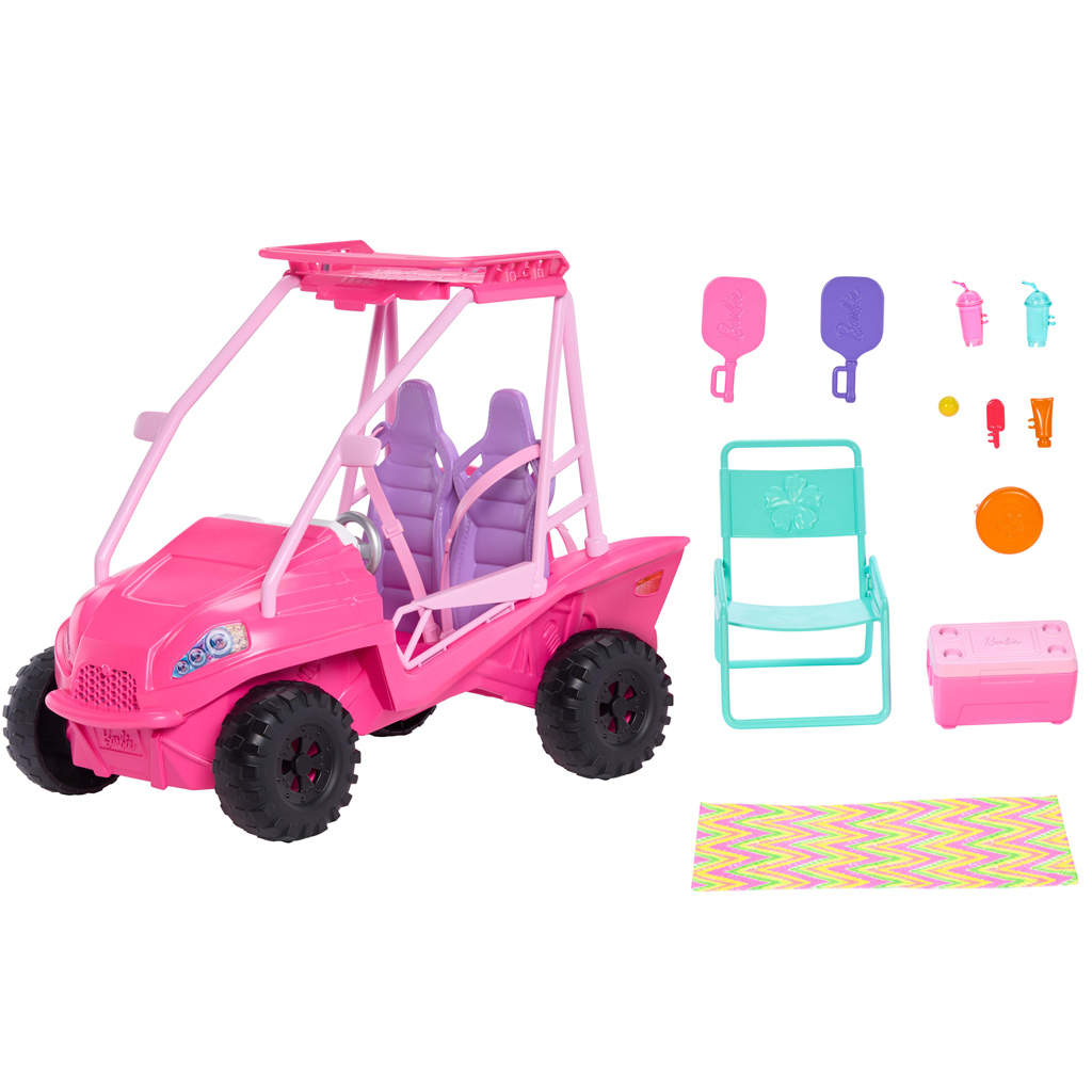 Barbie Mysteries: Beach Detectives плажен автомобил - Mattel изображение 5