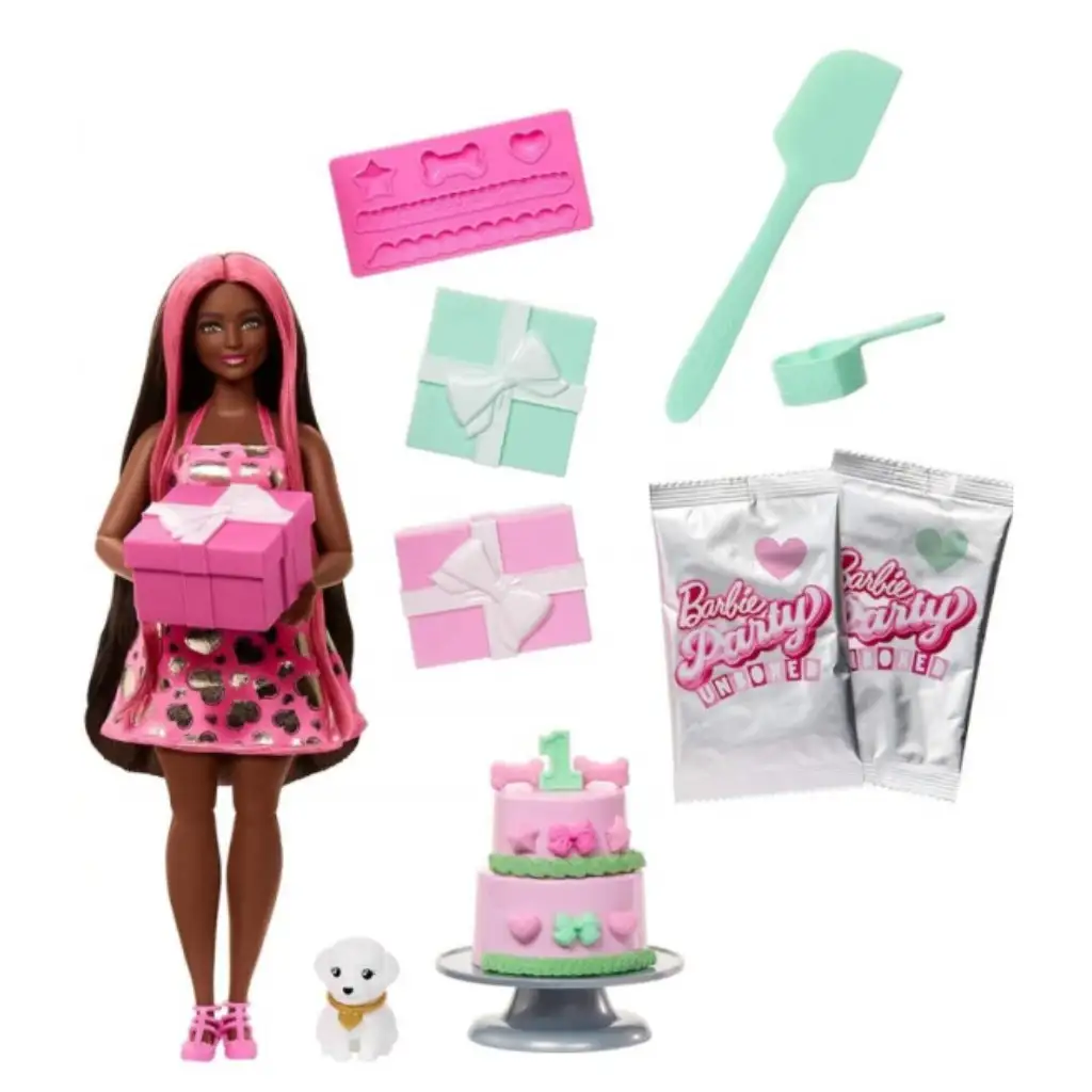 Barbie: Party Reveal Изненада комплект - Mattel изображение 2