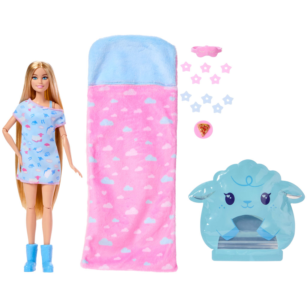 Barbie Пижамено парти Reveal - Син - Mattel изображение 6