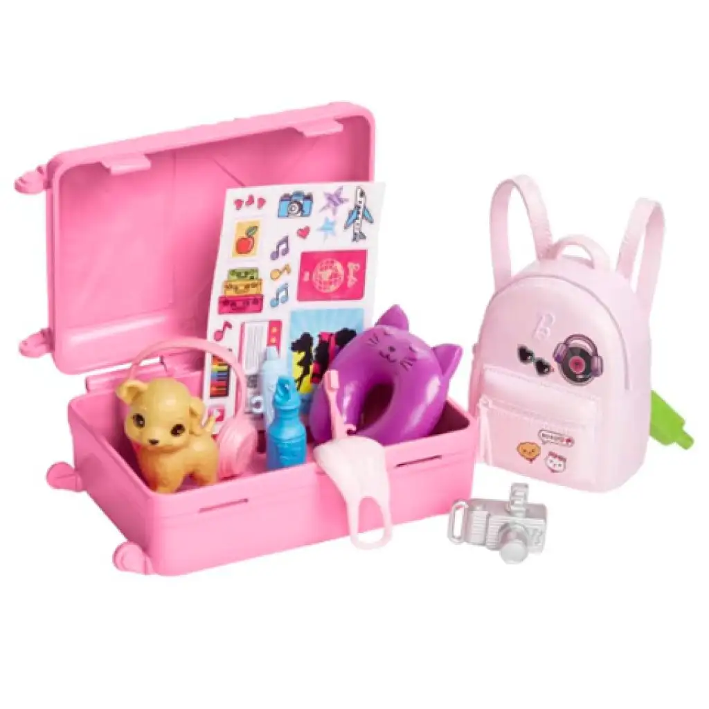 Barbie®: Приключения в Dreamhouse - пътуваща кукла Barbie с аксесоари - Mattel изображение 2