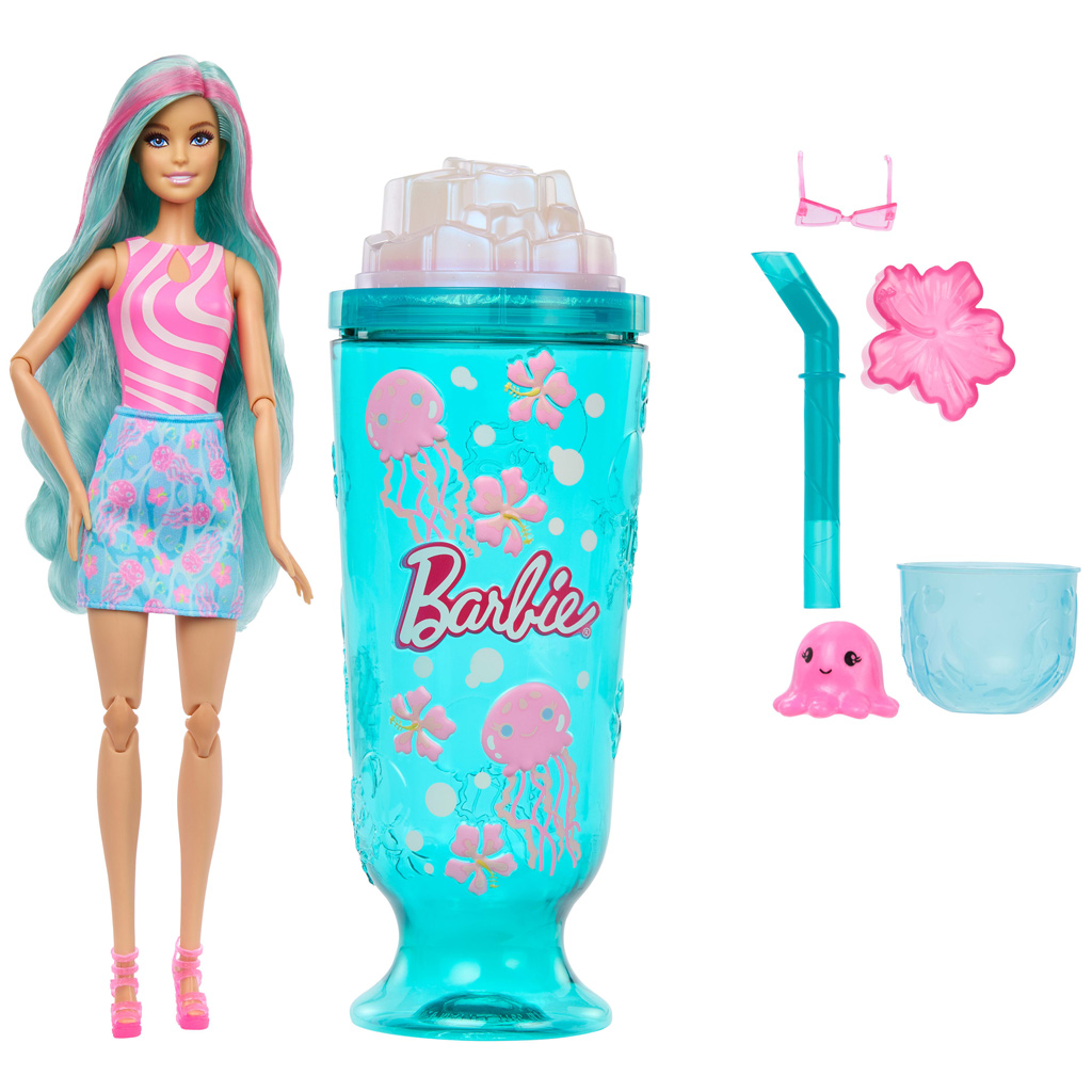 Barbie Reveal ароматен Shaker серия с тюркоазена коса кукла с фигура на медуза - Mattel изображение 2