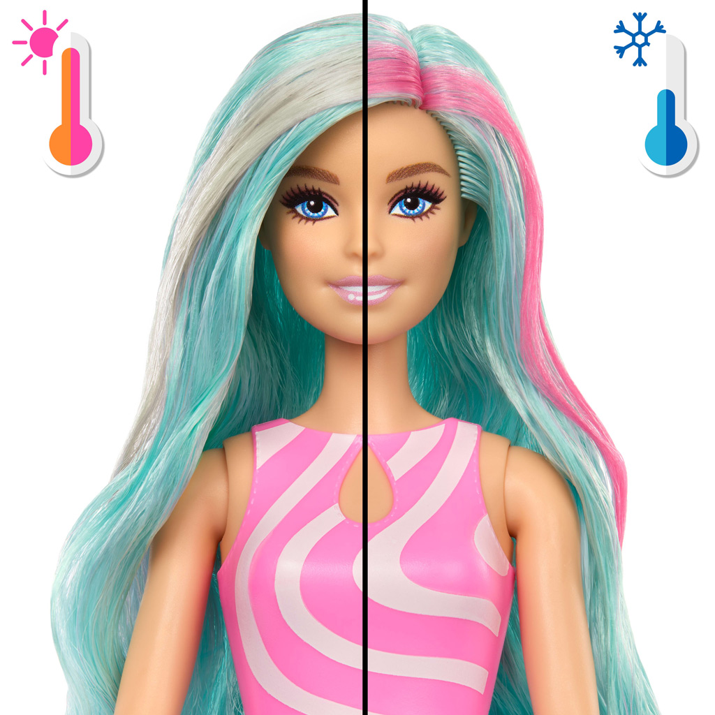 Barbie Reveal ароматен Shaker серия с тюркоазена коса кукла с фигура на медуза - Mattel изображение 3