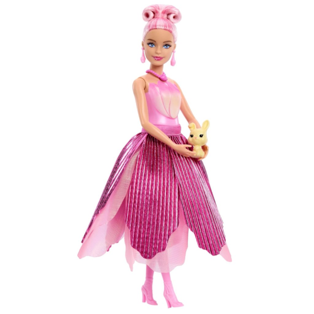 Barbie Reveal: Цветна магия изненада кукла - Лале - Mattel изображение 2