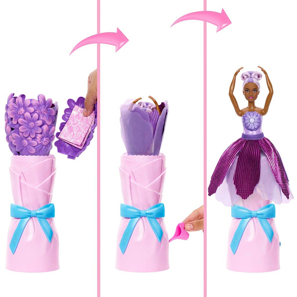 Barbie Reveal: Цветна магия изненада кукла - Маргаритка - Mattel изображение 3