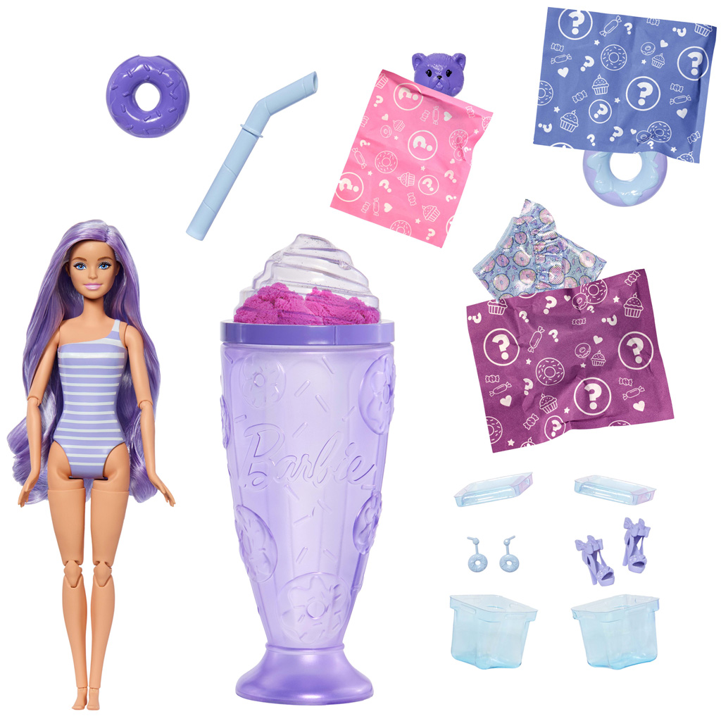 Barbie: Slime reveal ароматен шейкър - лилав - Mattel изображение 2