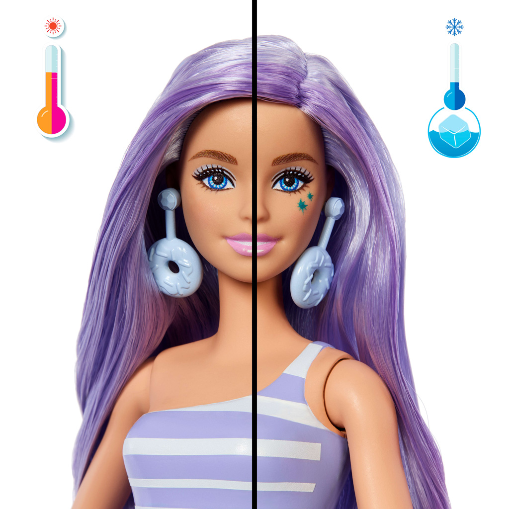 Barbie: Slime reveal ароматен шейкър - лилав - Mattel изображение 3