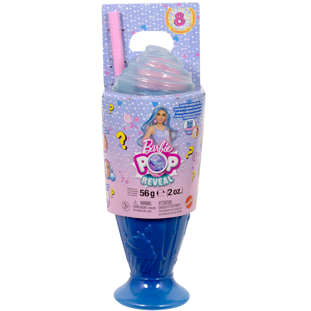 Barbie: Slime reveal ароматен шейкър - Син - Mattel изображение 1