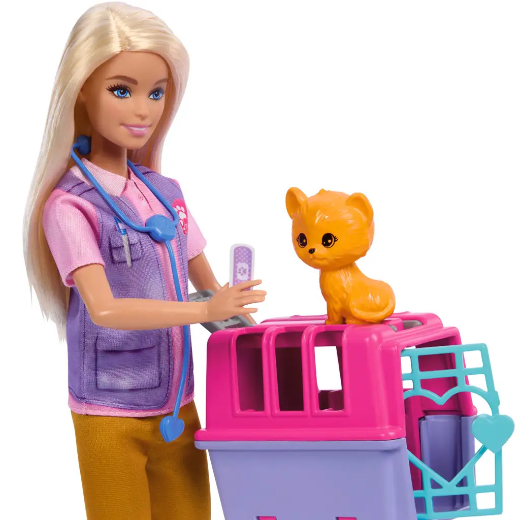Barbie: Спасител на диви животни кариерна кукла с аксесоари - Mattel изображение 3
