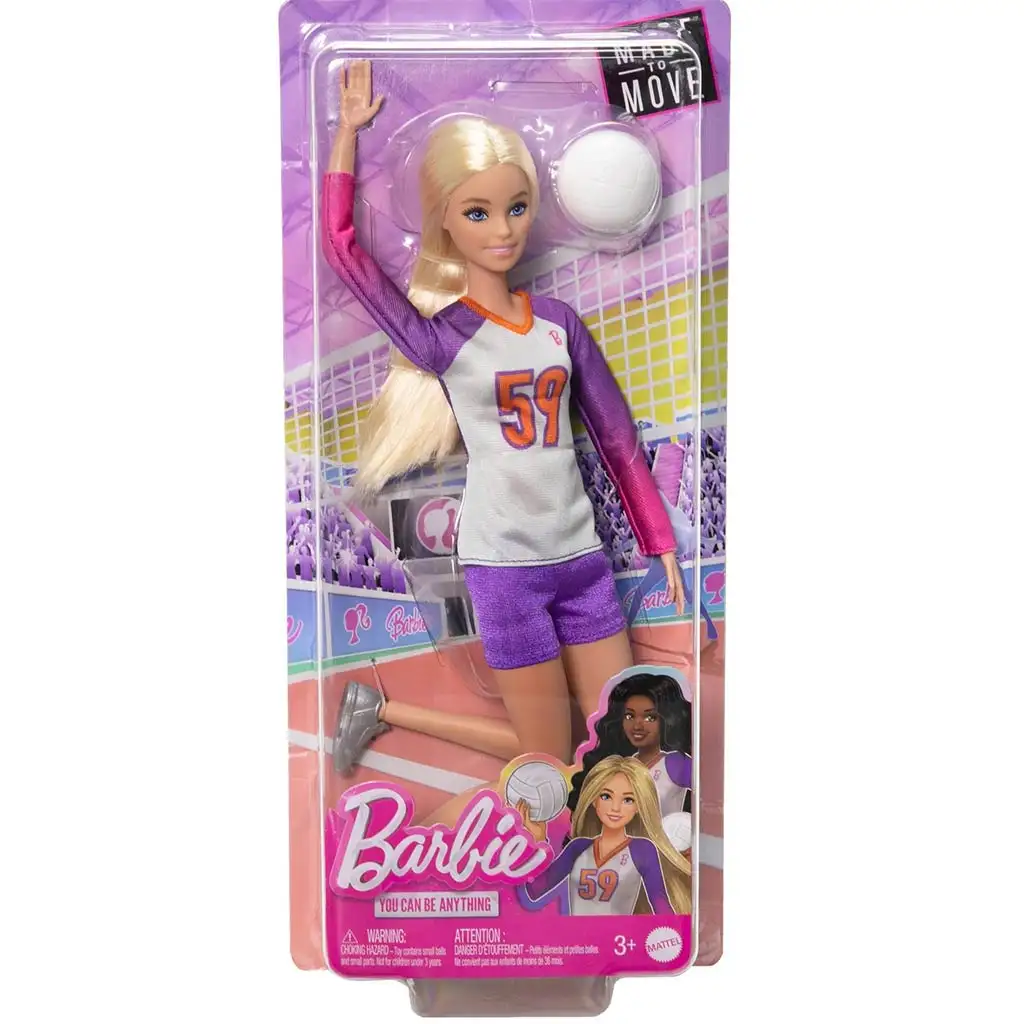 Barbie Спортни кукли - Волейболист - Mattel изображение 1