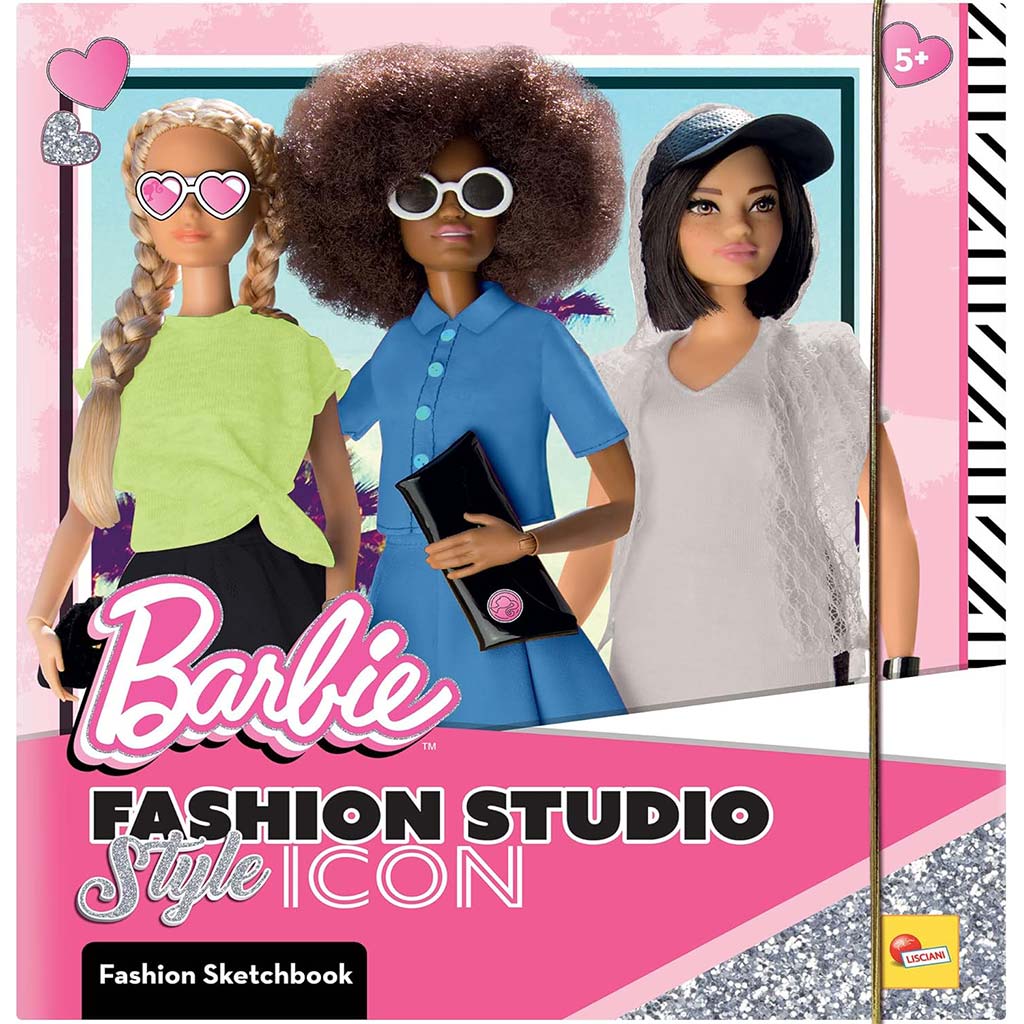 Barbie Стилна Икона оцветяваща и облекчаваща комплектация - Lisciani изображение 1