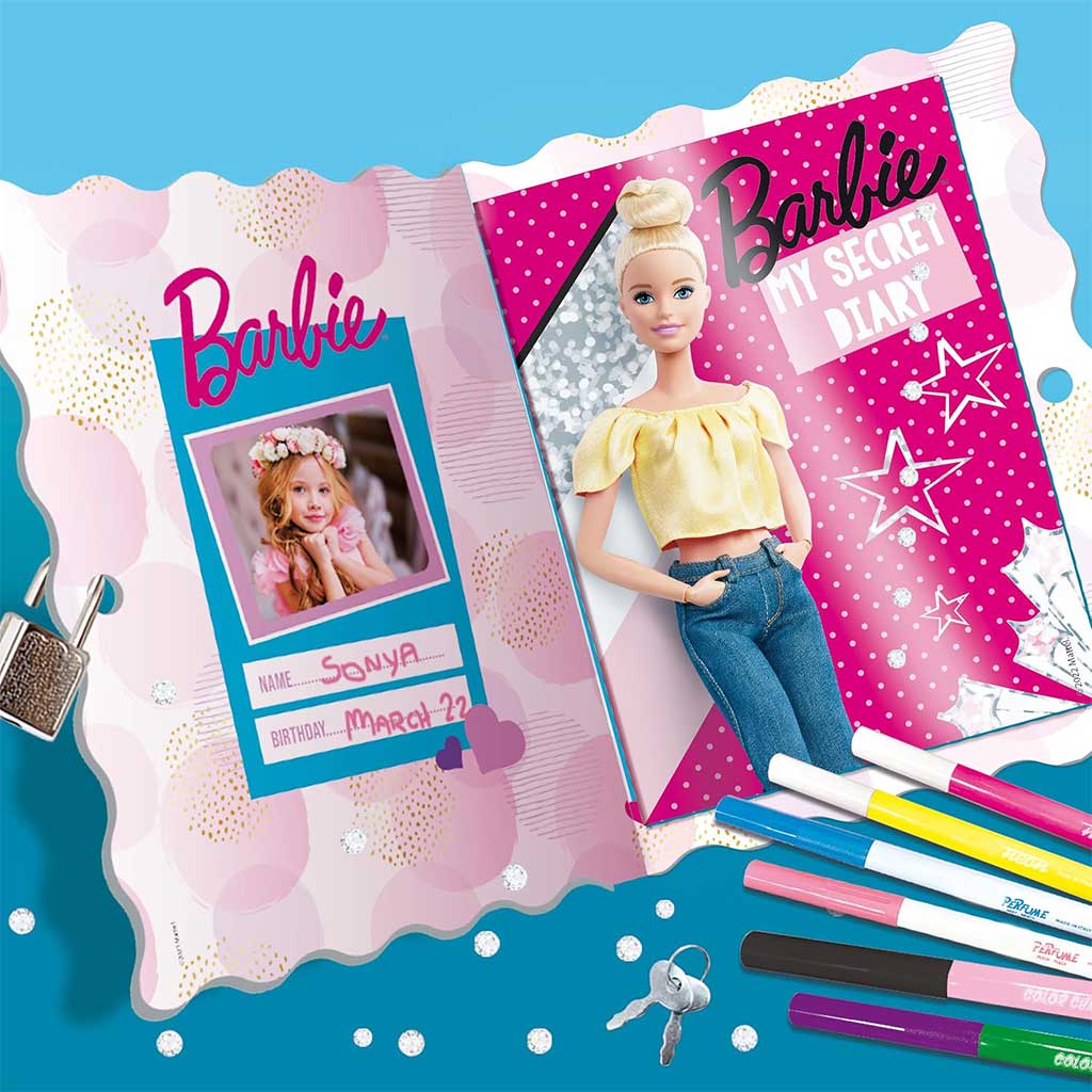 Barbie: Тайният дневник с катинар - Lisciani изображение 3