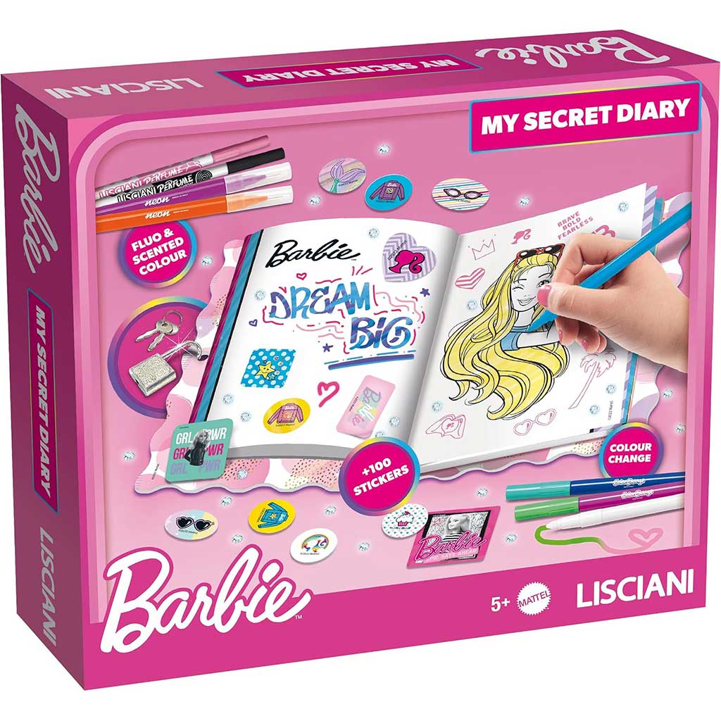 Barbie: Тайният дневник с катинар - Lisciani изображение 1
