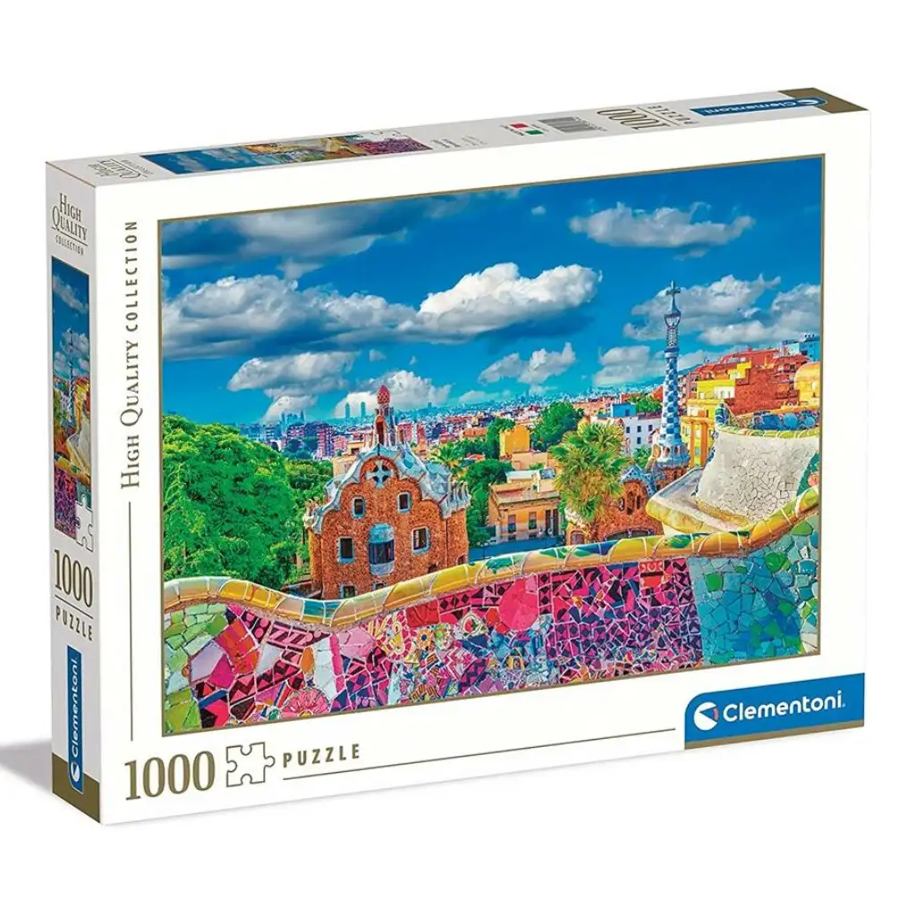 Барселона - Парк Гюел 1000 части пъзел - Клементони изображение 1